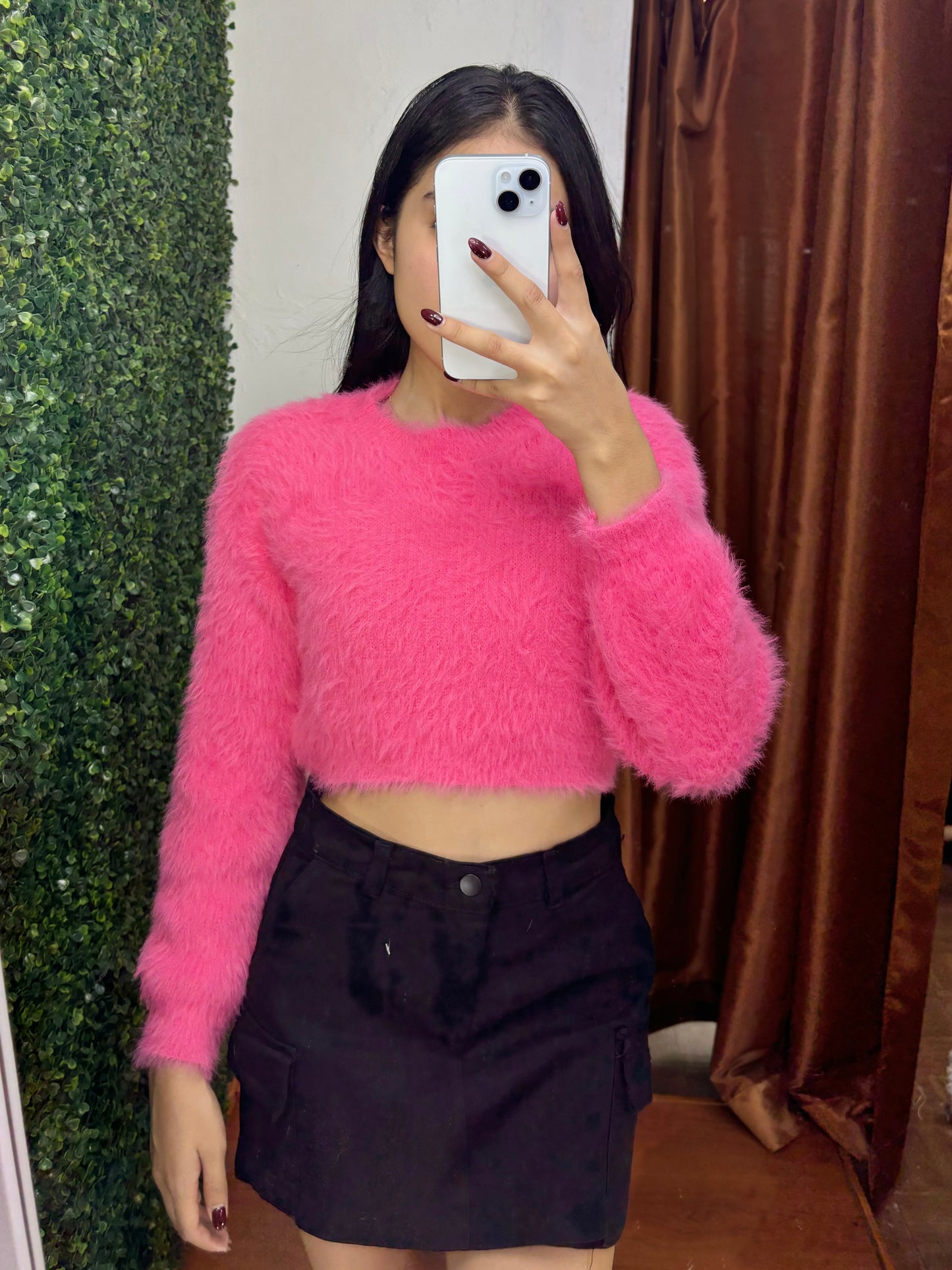 Suéter crop