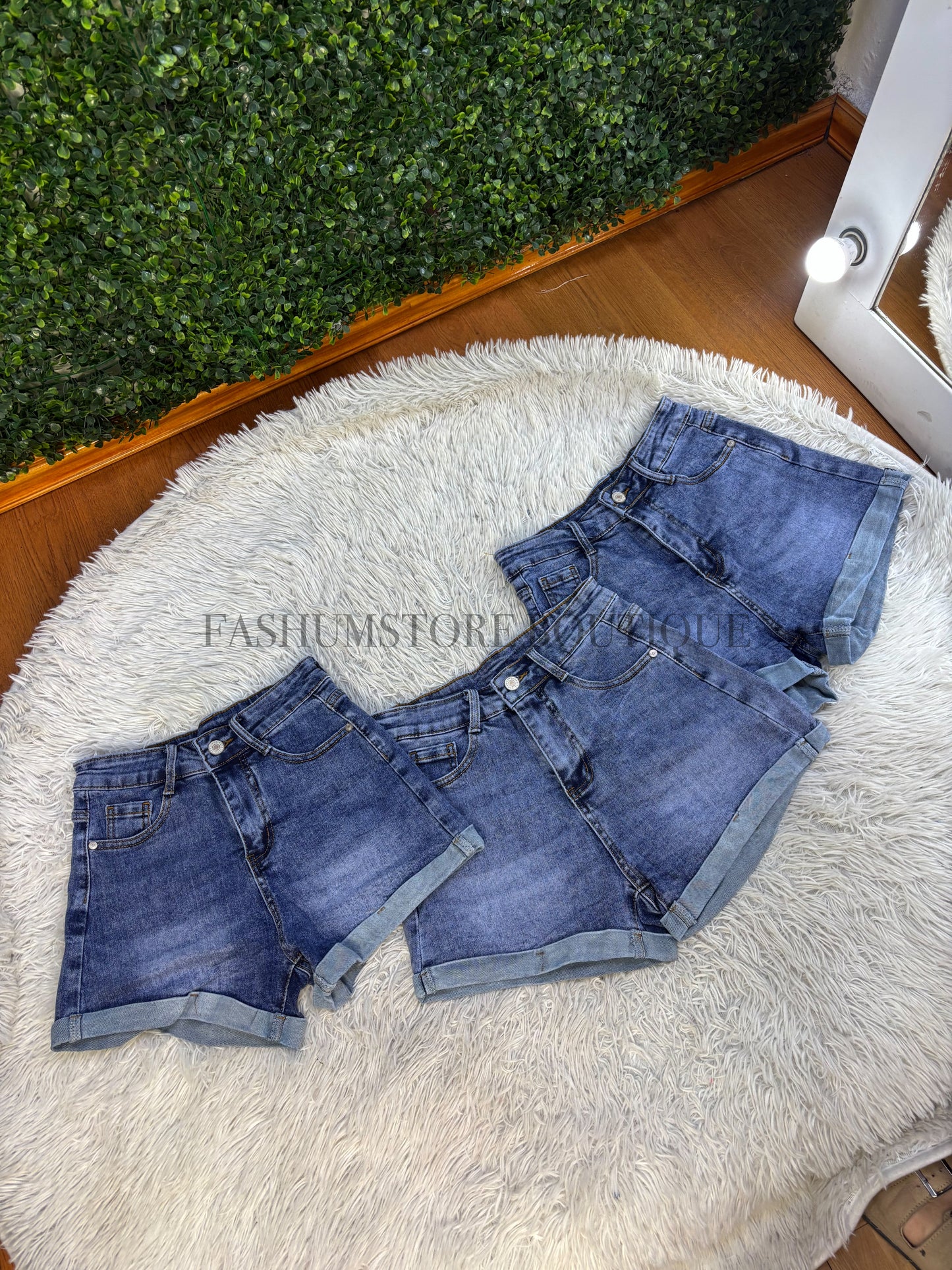 Short de mezclilla