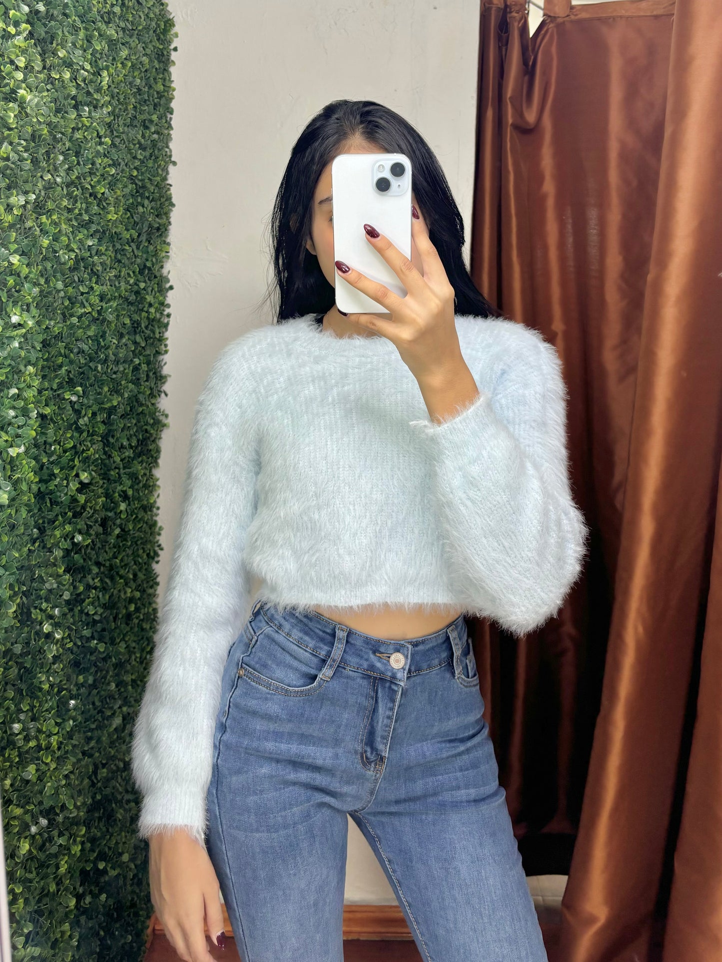 Suéter crop