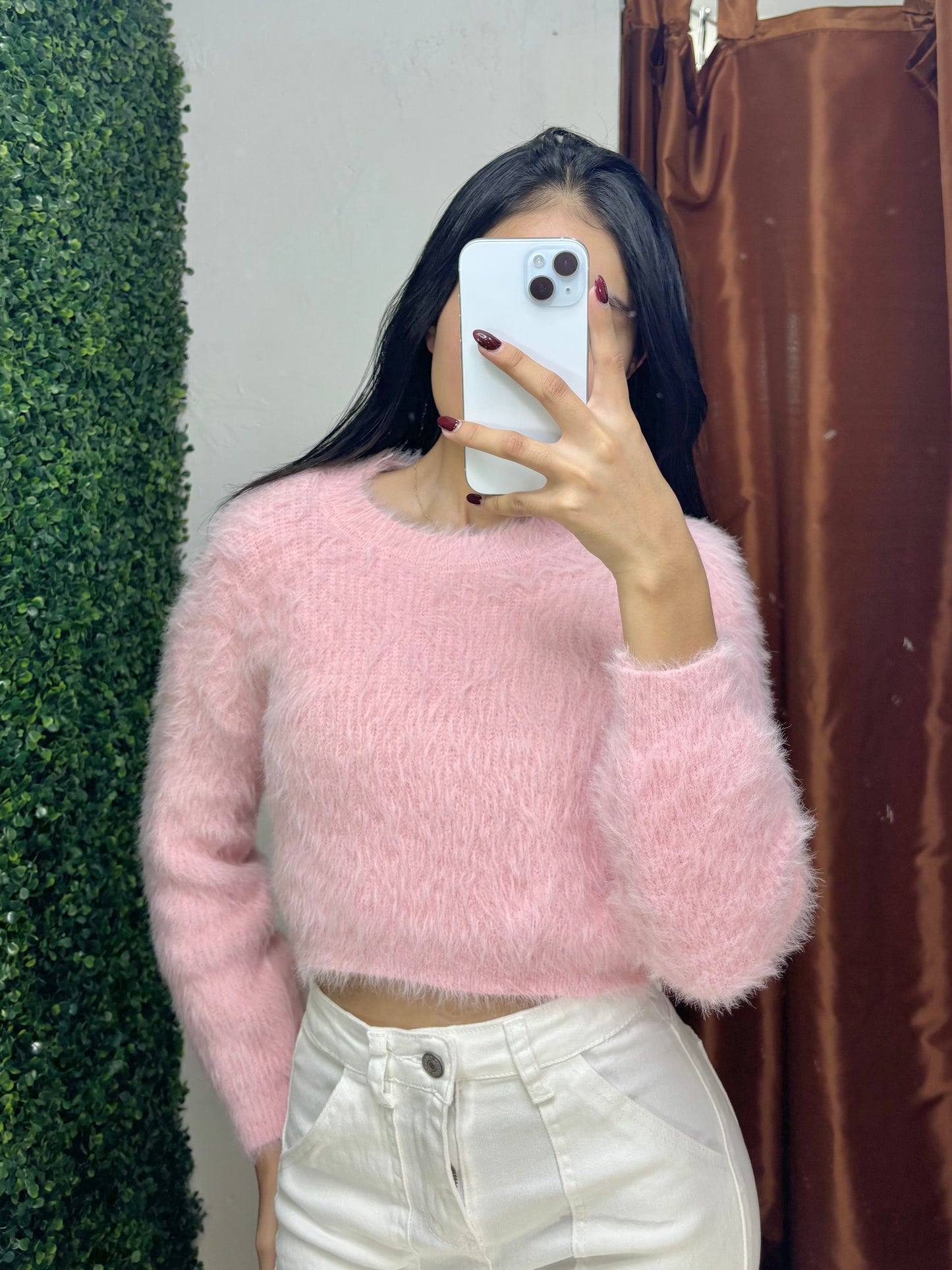 Suéter crop
