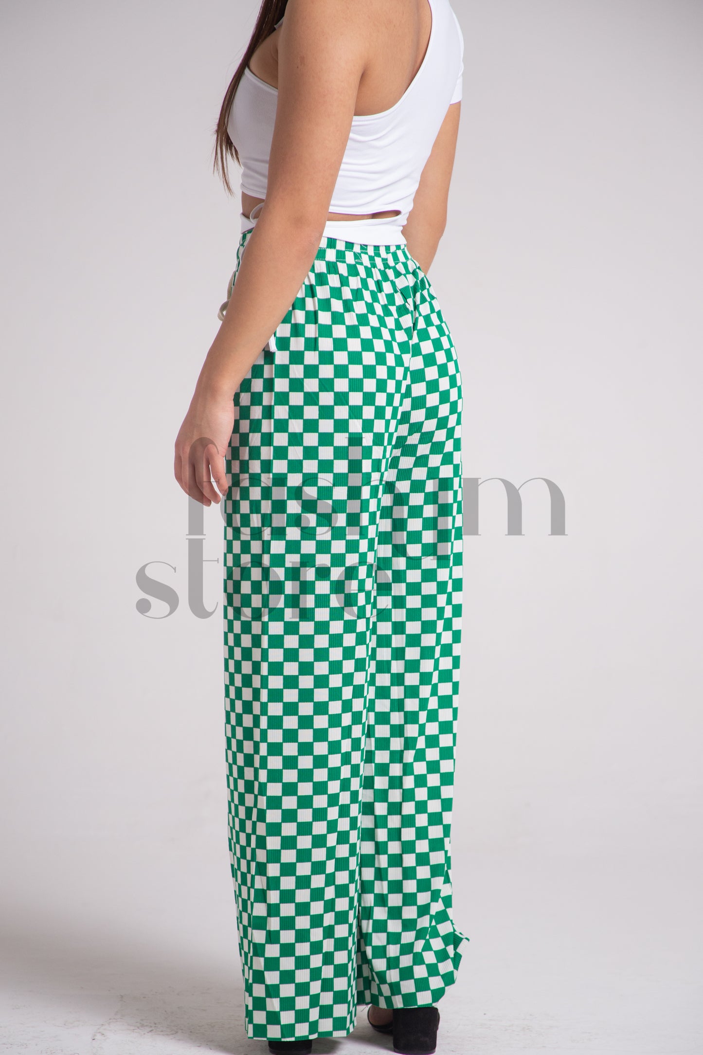 Pantalón diseño de cuadros