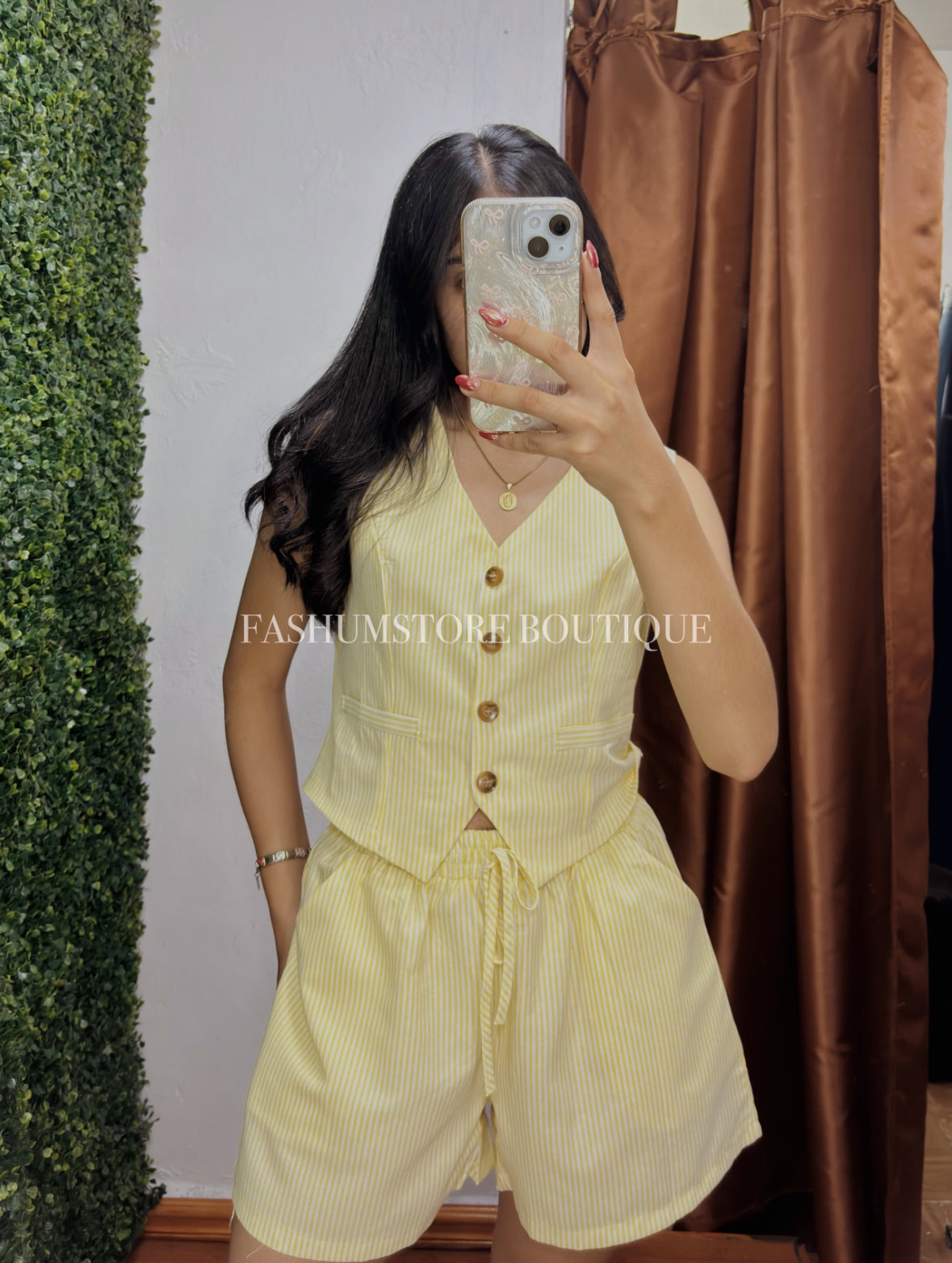 Conjunto short y chaleco