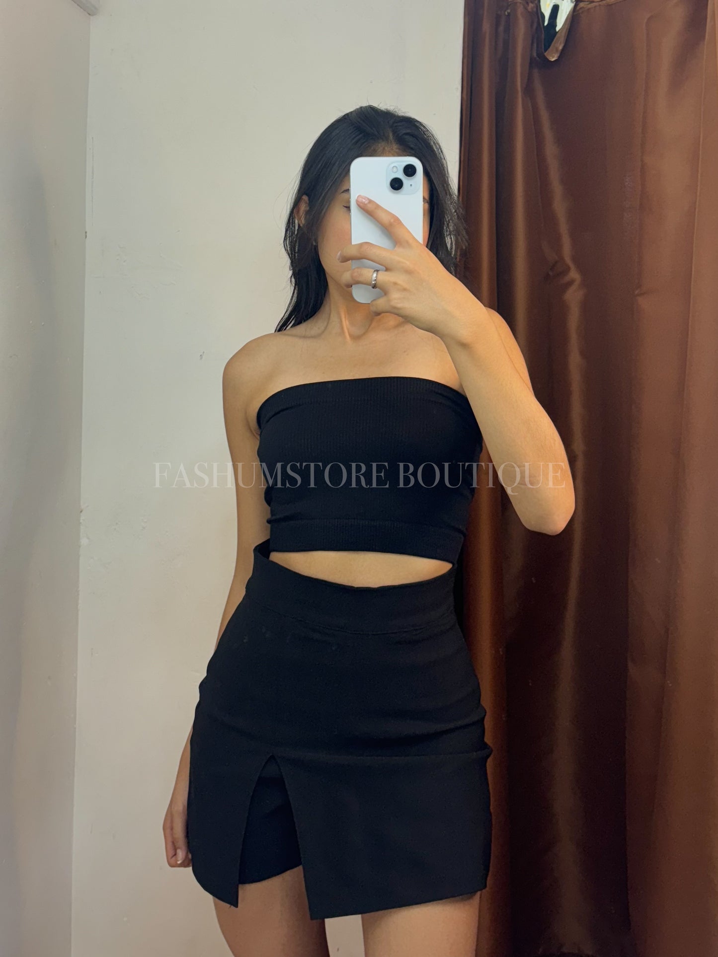 Falda con short falda talla M
