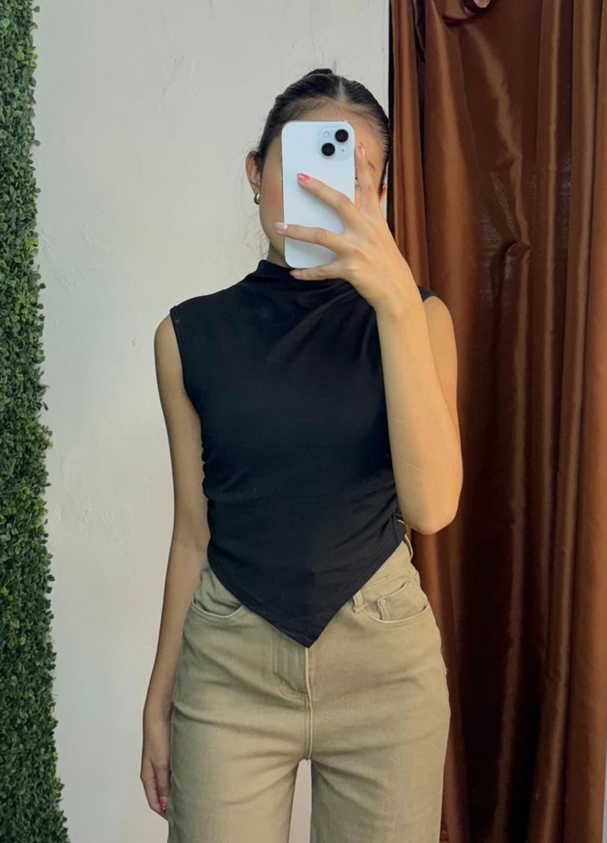 Blusa asimétrica