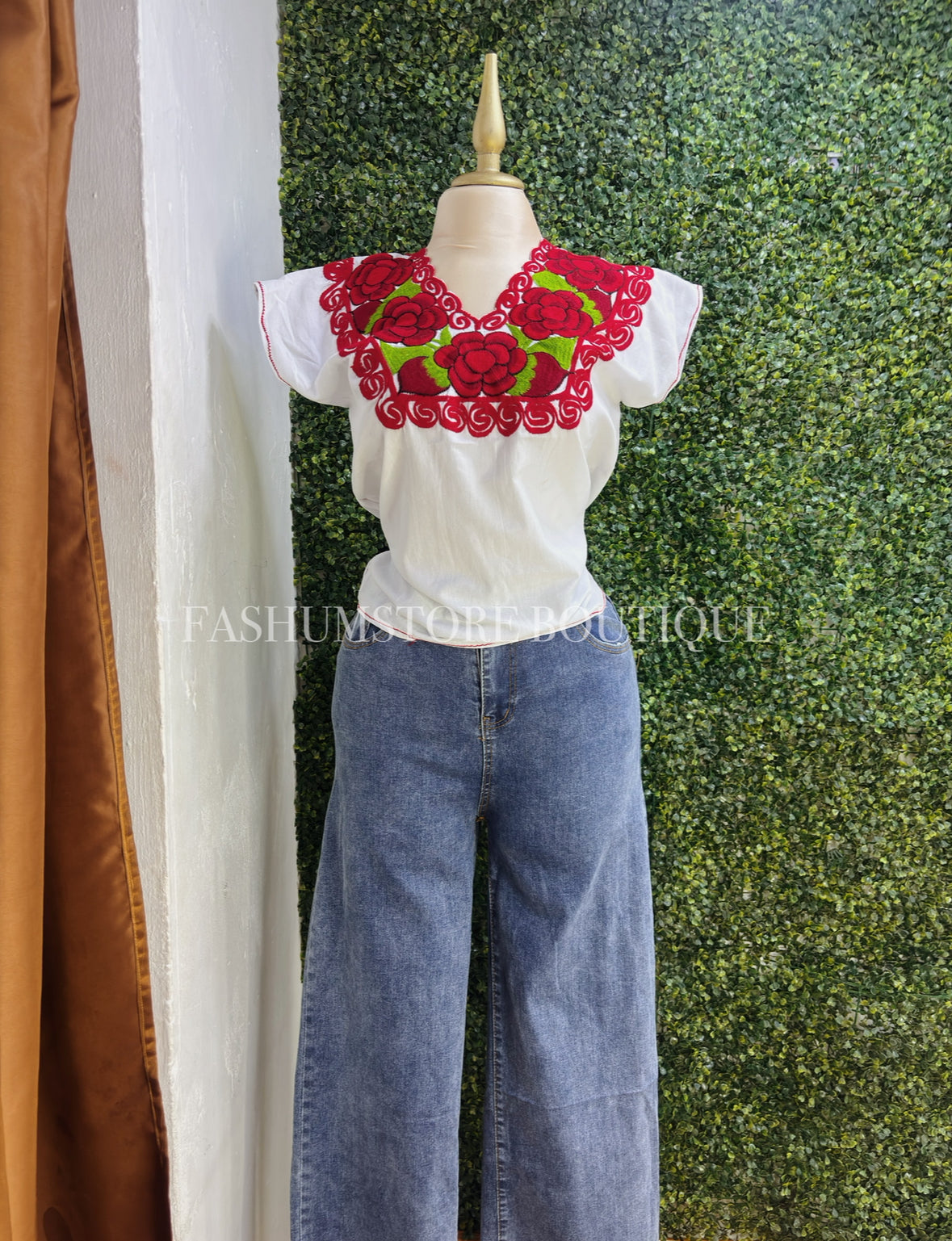 Blusa mexicana bordada