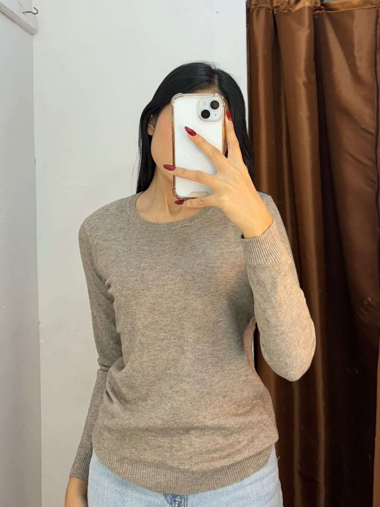 Blusa manga larga