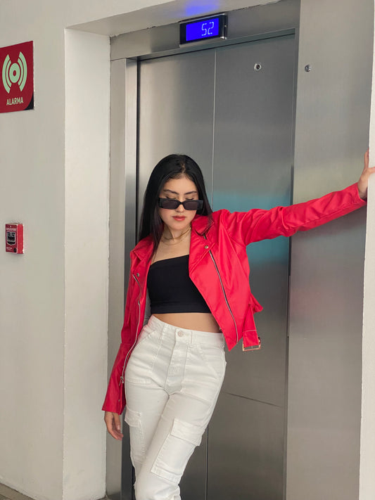 Chaqueta vinipiel