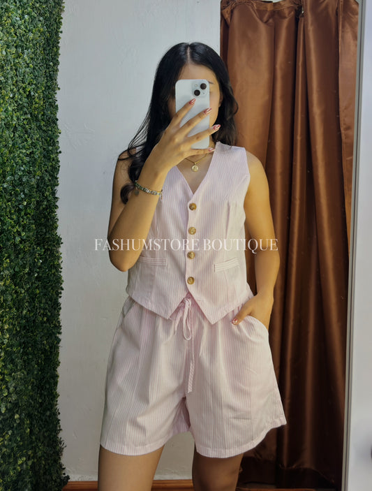 Conjunto short y chaleco