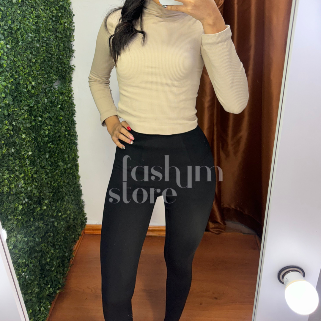 Pantalón afelpado efecto push up