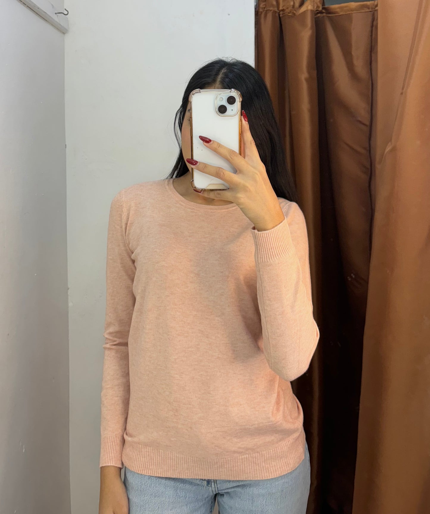 Blusa manga larga