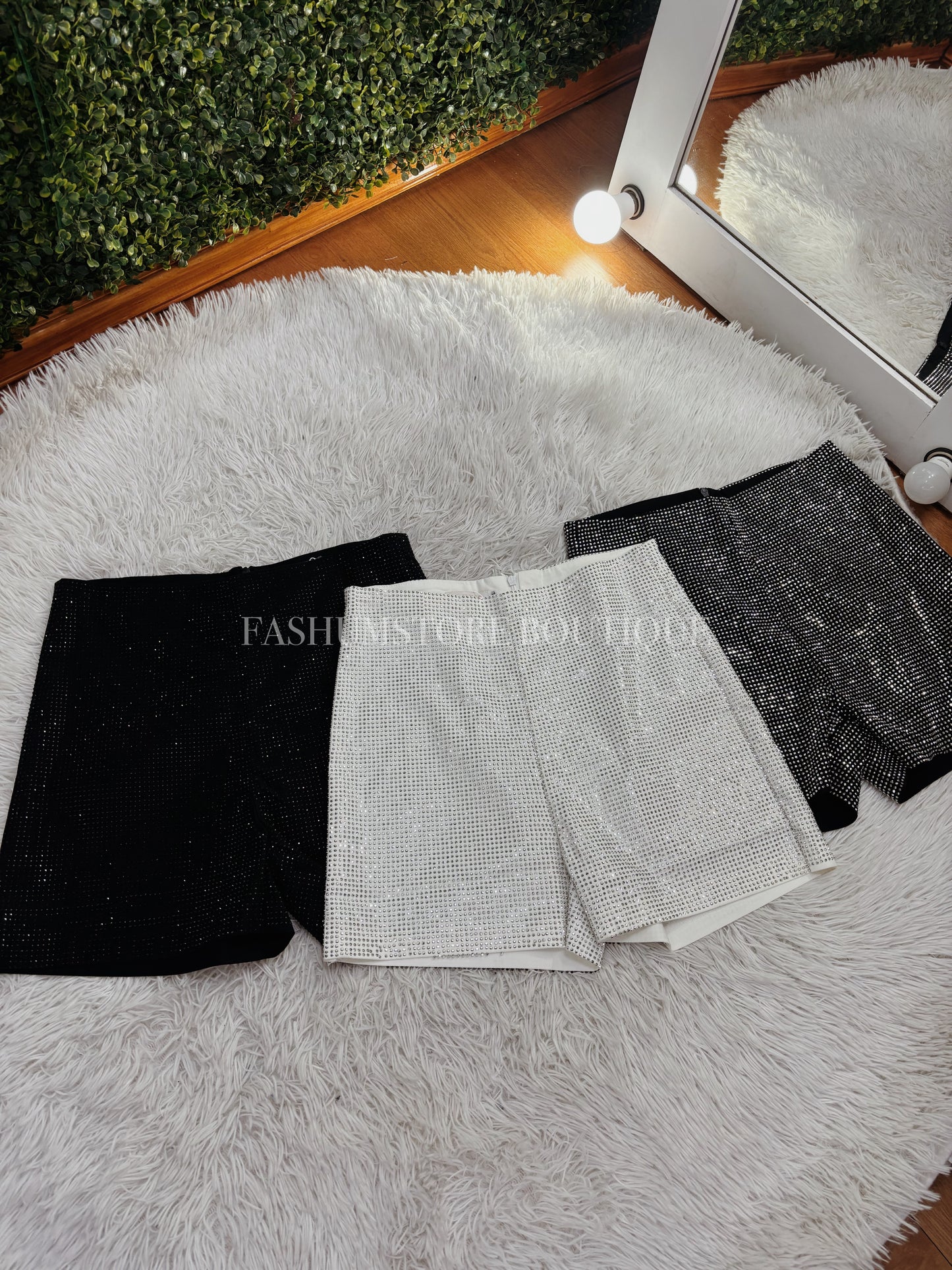 Short con brillos