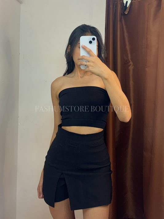 Falda con short falda talla M
