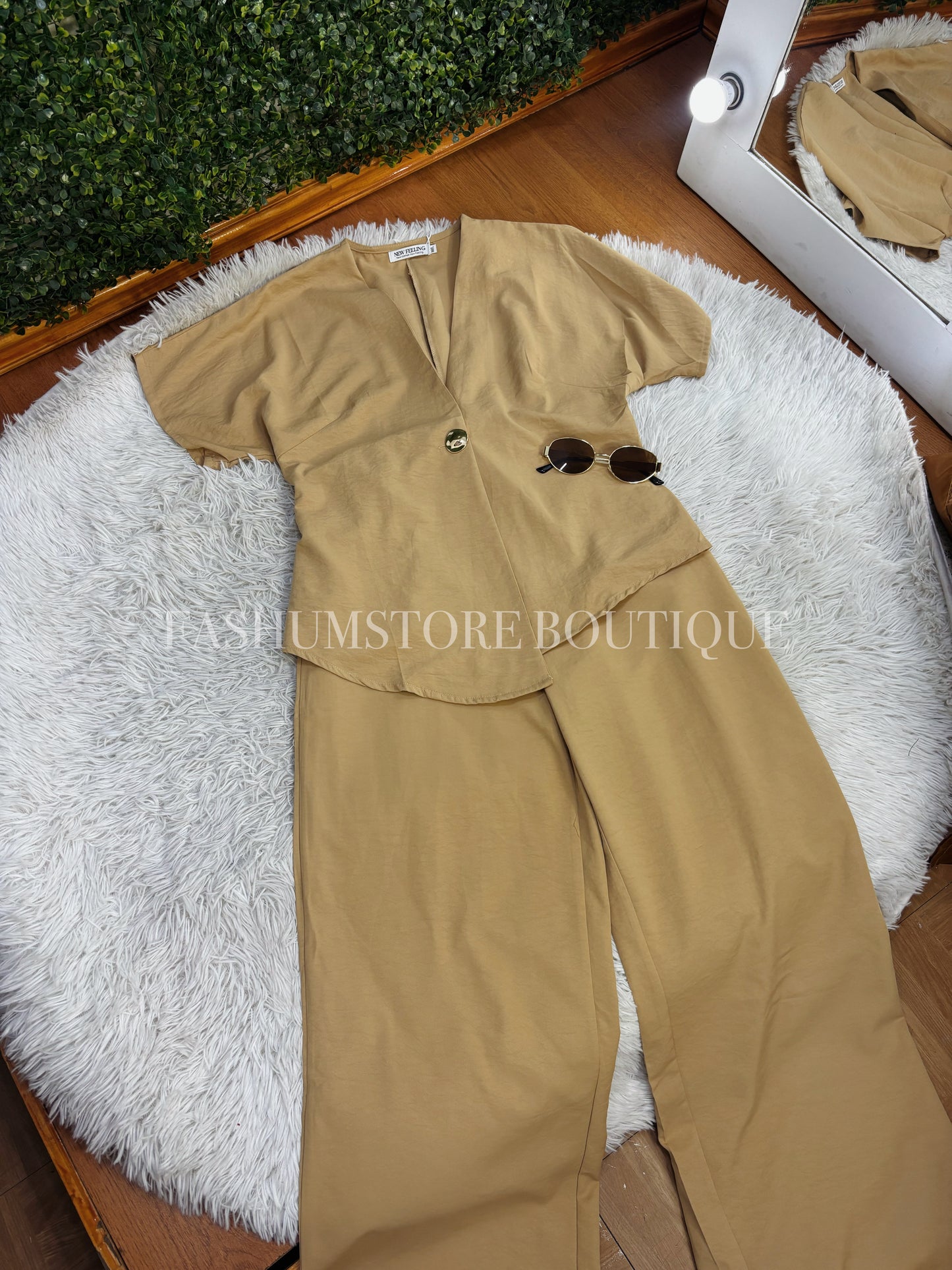 Conjunto Blusa y pantalón Holgado