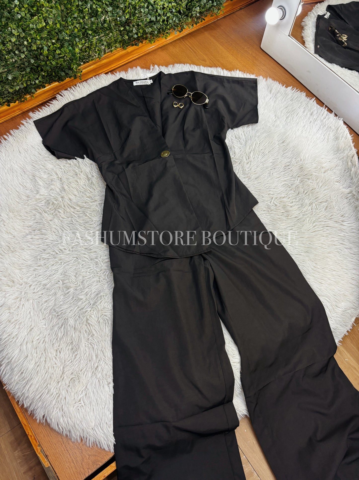 Conjunto Blusa y pantalón Holgado