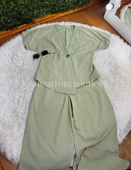 Conjunto Blusa y pantalón Holgado