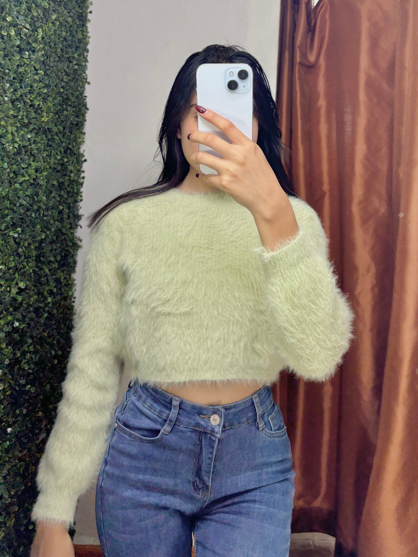 Suéter crop