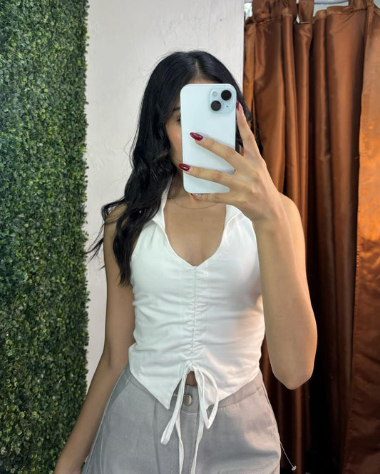 Tank top fruncido talla S/M